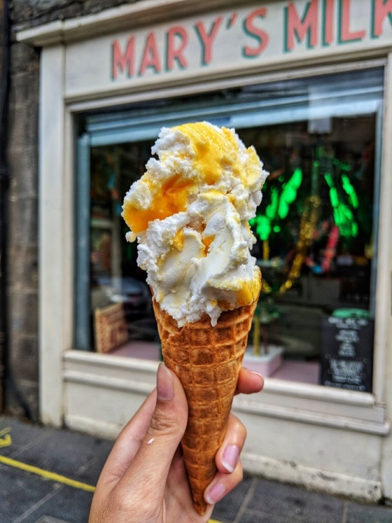 A large ice cream scoop